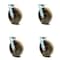 Service Caster 8 Inch High Temp Phenolic Swivel Caster Set with Roller Bearing and Swivel Lock SCC-30CS820-PHRHT-BSL-4 - alternate 2